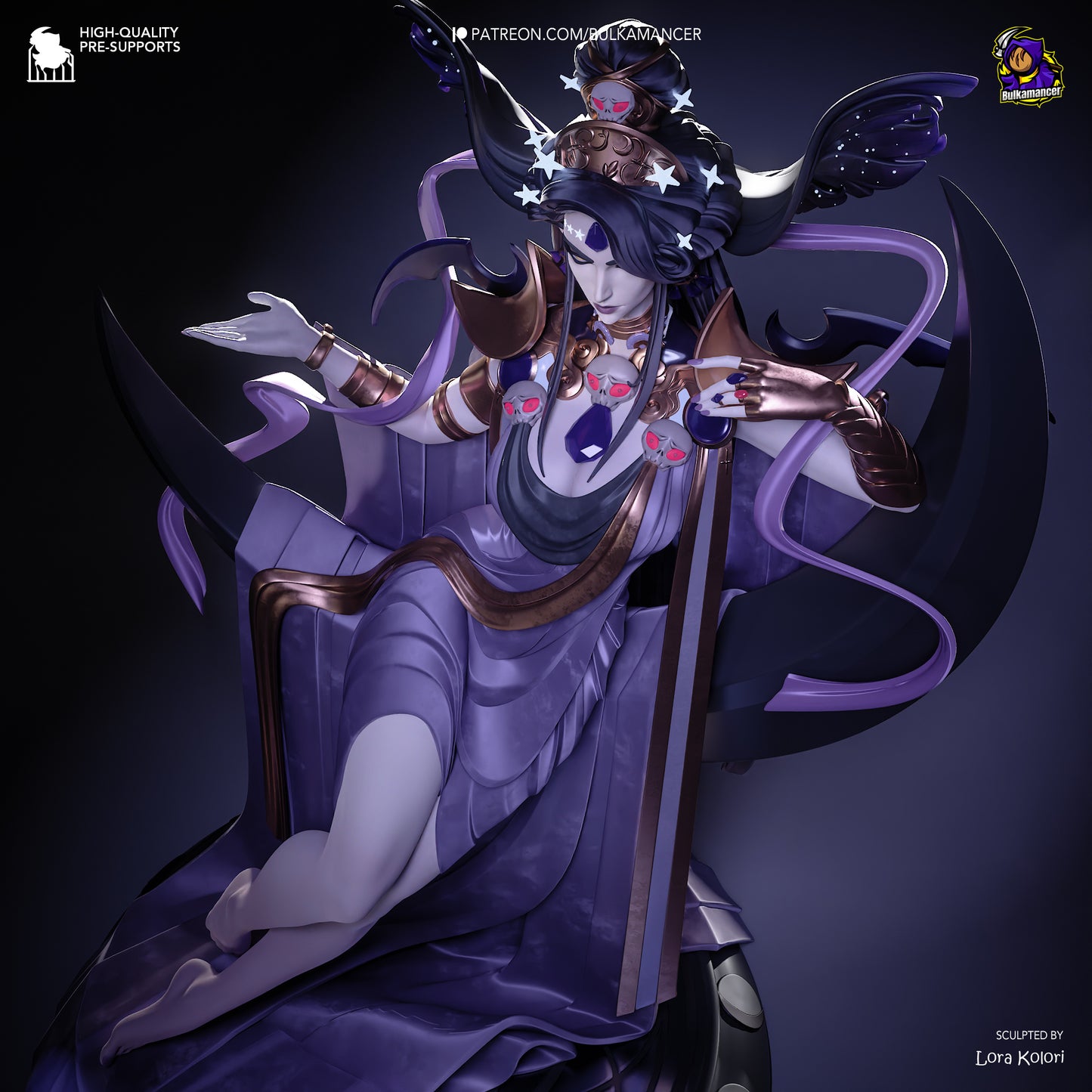 Nyx from Hades by Bulkamancer | High Quality Resin Print | Painted Commissions available!
