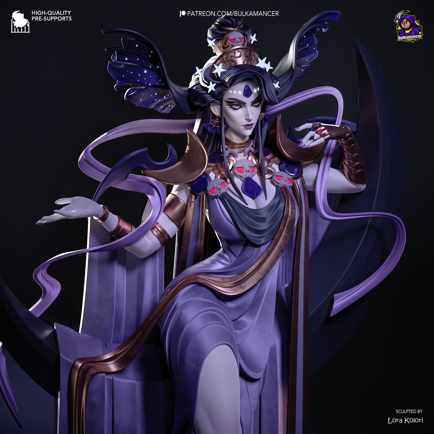 Nyx from Hades by Bulkamancer | High Quality Resin Print | Painted Commissions available!