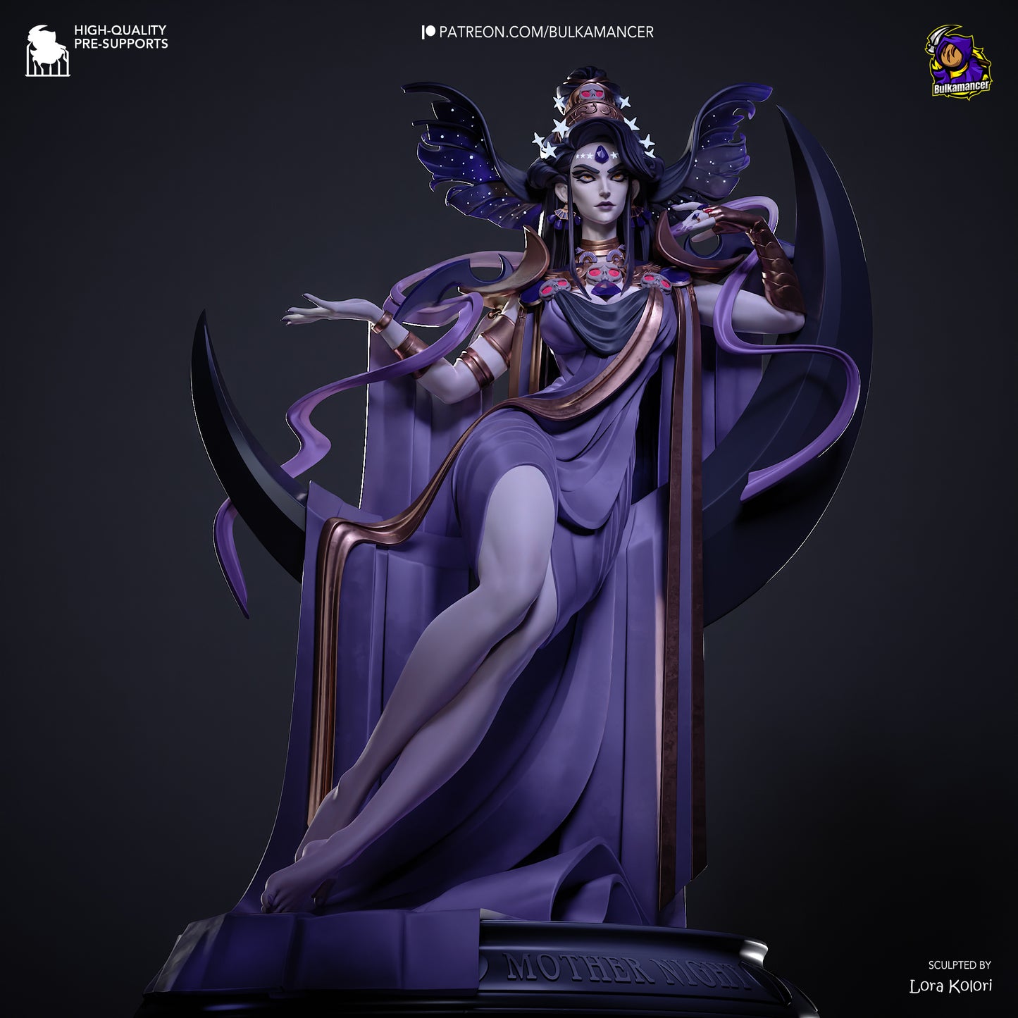 Nyx from Hades by Bulkamancer | High Quality Resin Print | Painted Commissions available!