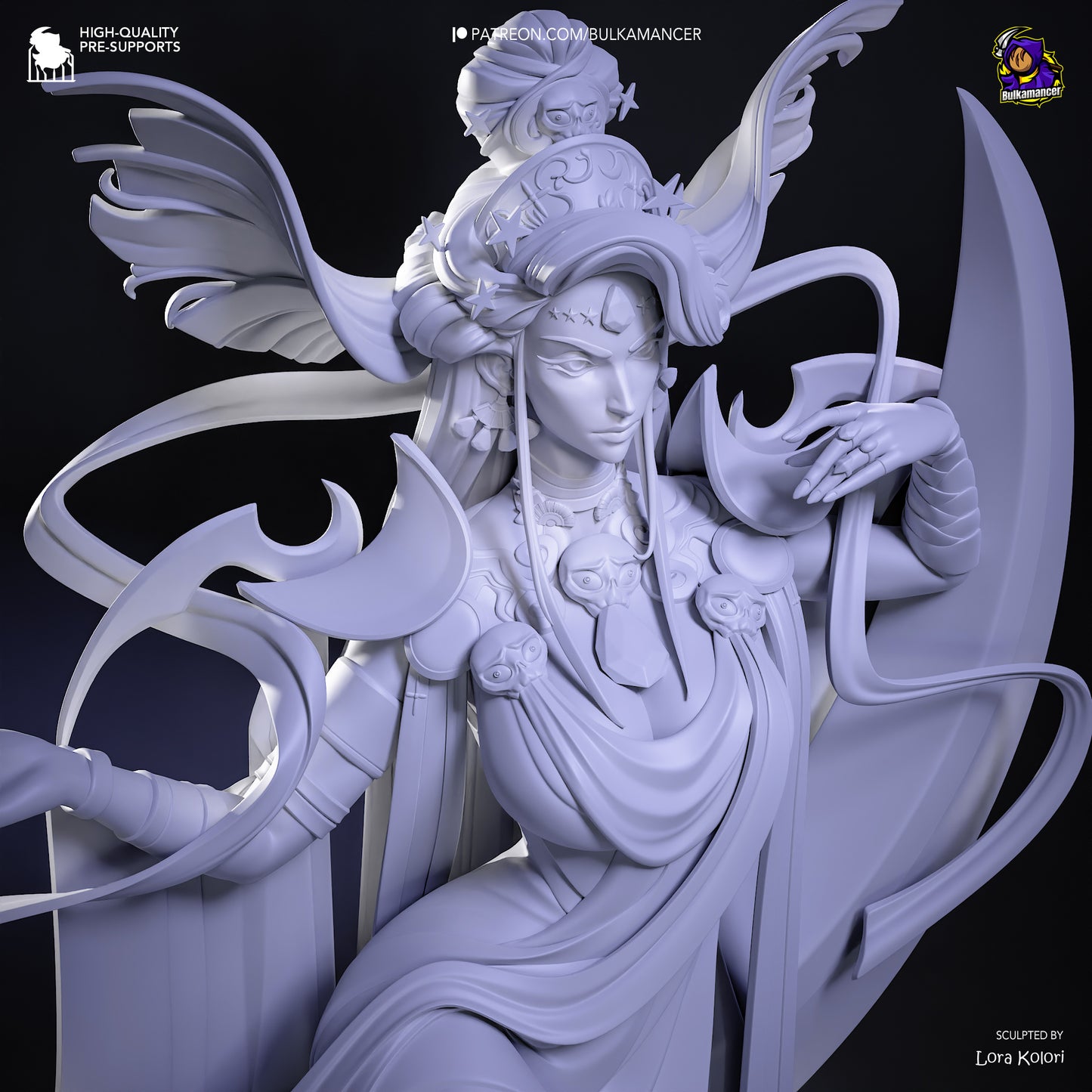 Nyx from Hades by Bulkamancer | High Quality Resin Print | Painted Commissions available!