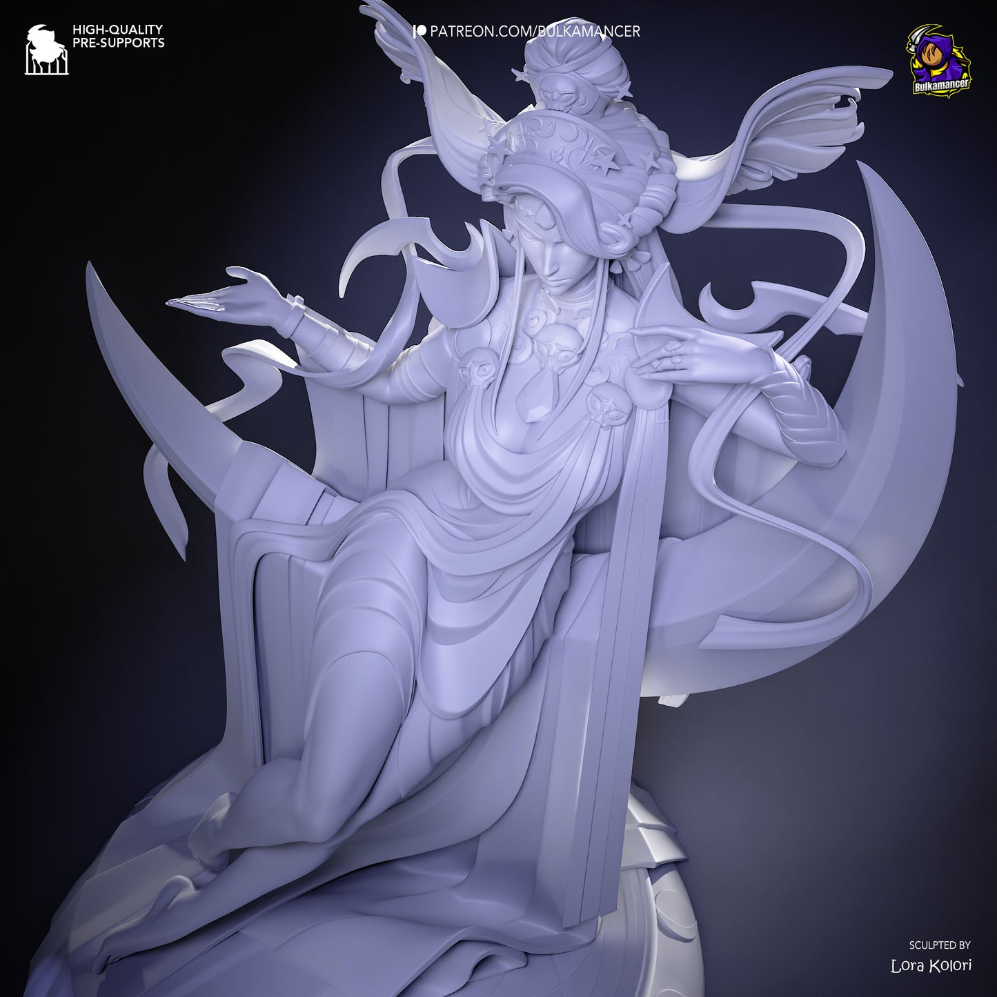 Nyx from Hades by Bulkamancer | High Quality Resin Print | Painted Commissions available!