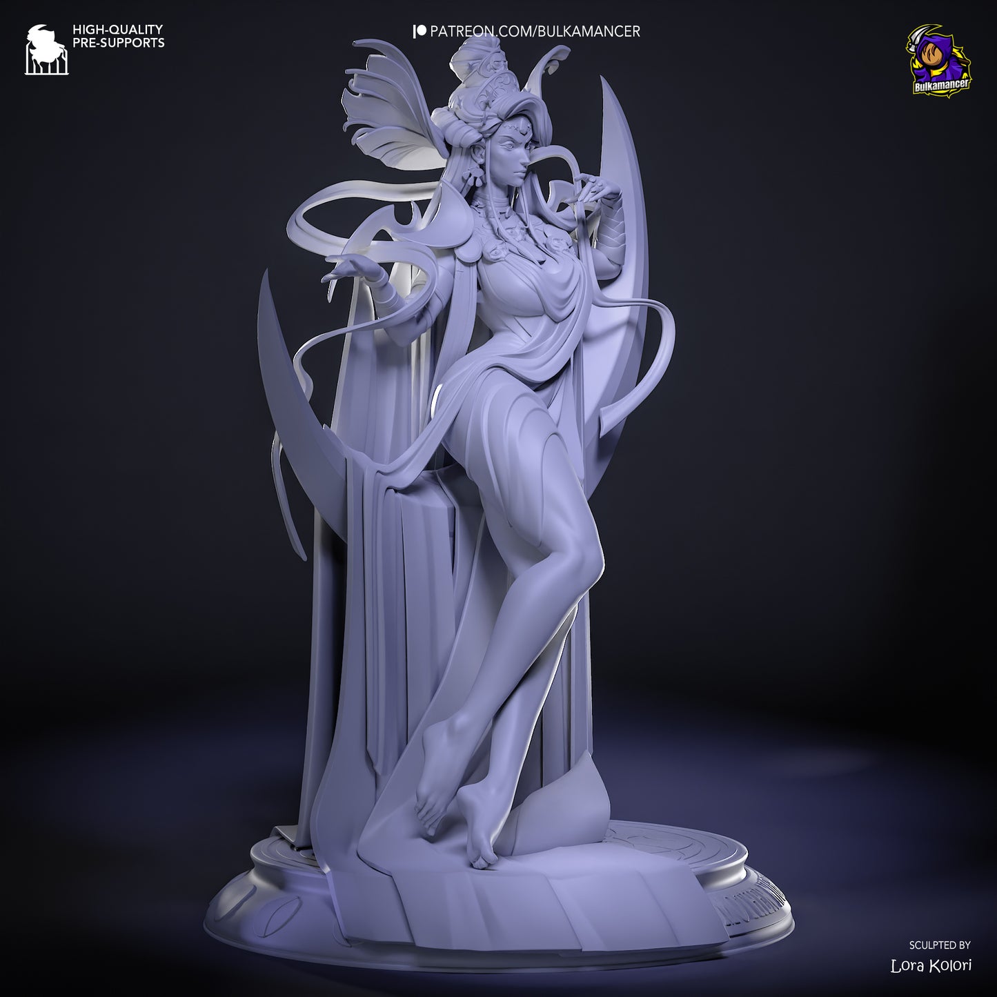 Nyx from Hades by Bulkamancer | High Quality Resin Print | Painted Commissions available!
