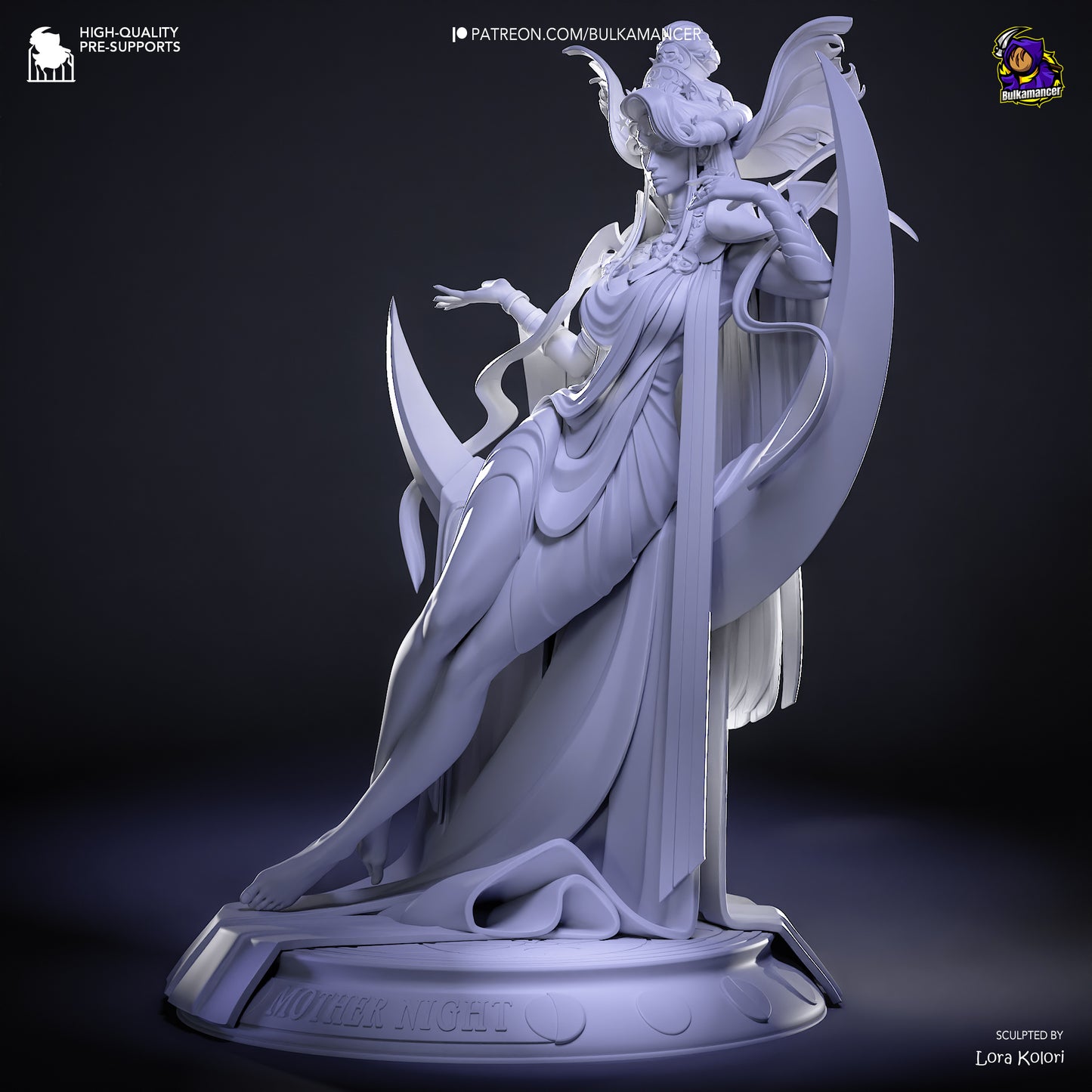 Nyx from Hades by Bulkamancer | High Quality Resin Print | Painted Commissions available!