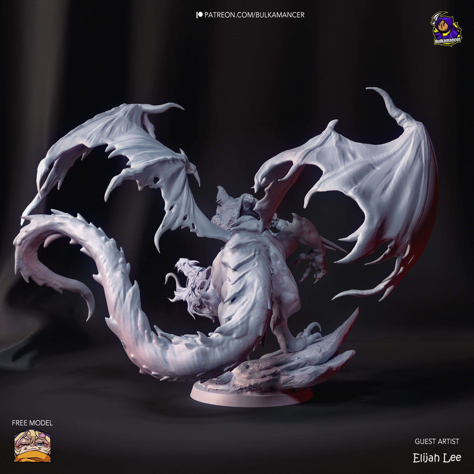 Palico Dragon Rider Garage Kit | Fanmade Model by Bulkamancer | 3D Printed - Sephiknot
