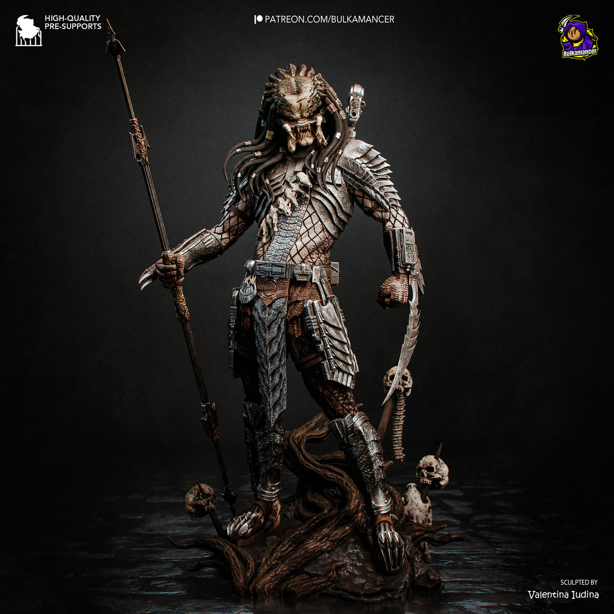 Predator by Bulkamancer | High Quality Resin Print | Painted Commissions available!