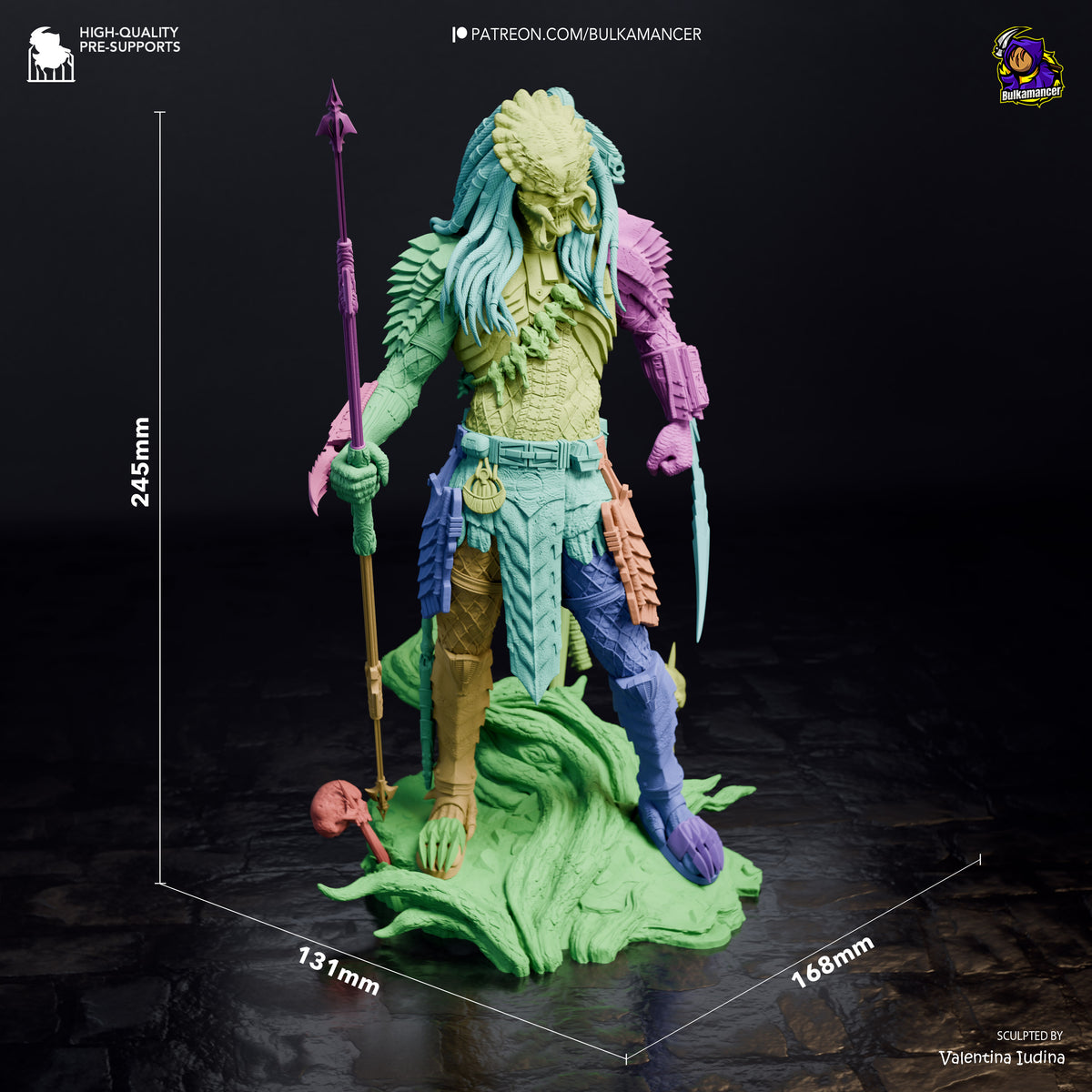 Predator by Bulkamancer | High Quality Resin Print | Painted Commissions available!