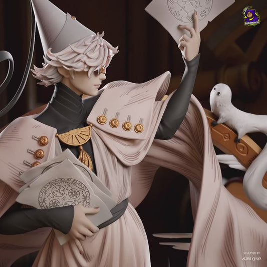 Qifrey from Witch Hat Atelier by Bulkamancer | High Quality Resin Print | Painted Commissions available!