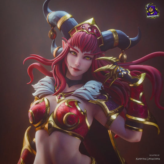 Alexstrazsa from Warcraft by Bulkamancer | High Quality Resin Print | Painted Commissions available!