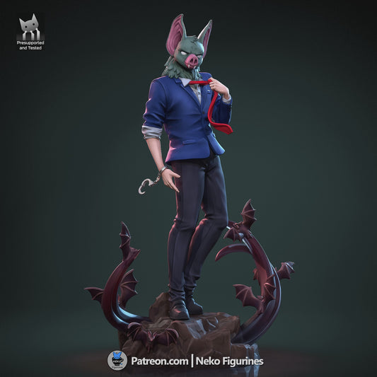 Sonar from Dispatch by Neko Figurines | High Quality Resin Print | Painted Commissions available!