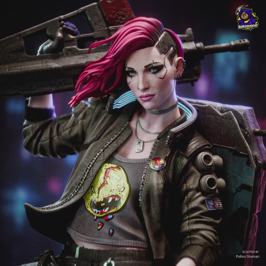 Valerie from Cyberpunk by Bulkamancer | High Quality Resin Print | Painted Commissions available!