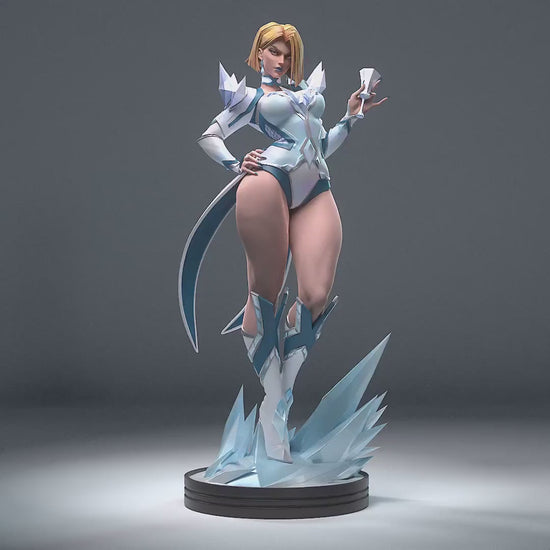 Lady Thunder Thighs Garage Kit | Fanmade Model by h3llCreator | Rivals | 3D Printed