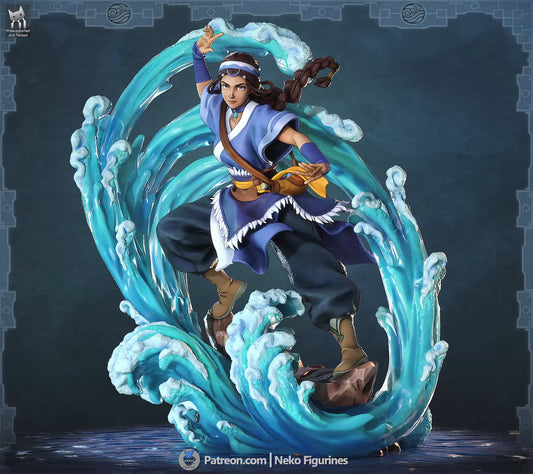 Katara from Avatar by Neko Figurines | High Quality Resin Print | Painted Commissions available!