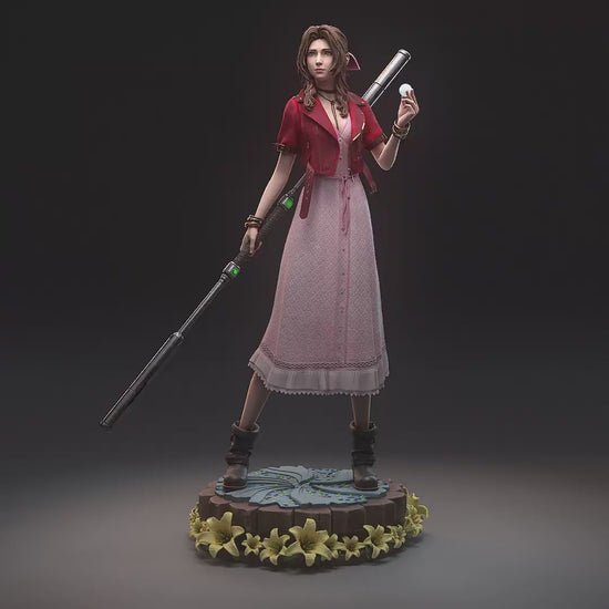 Aerith Garage Kit | Fanmade Model by h3llCreator | The Ancient | 3D Printed