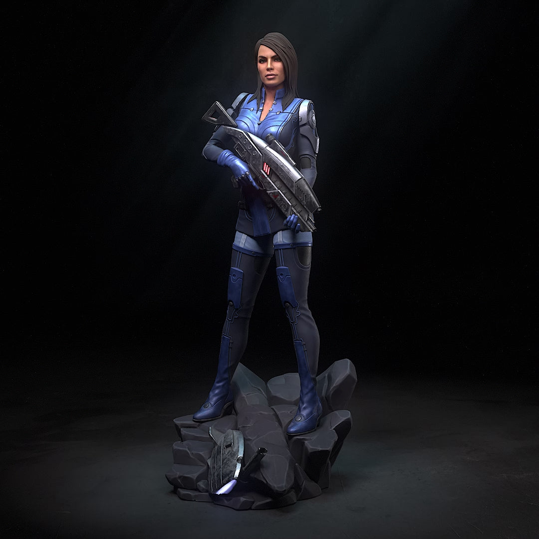 Ashley Williams Garage Kit | Fanmade Model | Mass Effect – Sephiknot