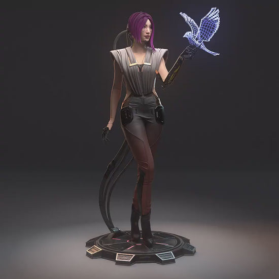 Songbird Garage Kit | Fanmade Model by h3llCreator | Netrunner | 3D Printed