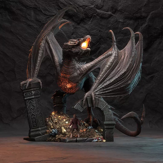 Smaug from Hobbit by h3ll creator | High Quality Resin Print | Painted Commissions available!