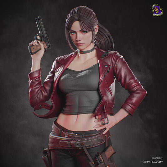 Claire from Resident Evil by Bulkamancer | High Quality Resin Print | Painted Commissions available!