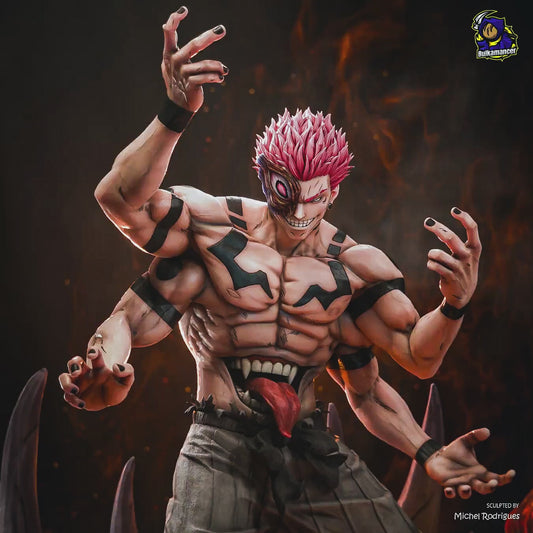 Sakuna from Jujutsu Kaisen by Bulkamancer | High Quality Resin Print | Painted Commissions available!