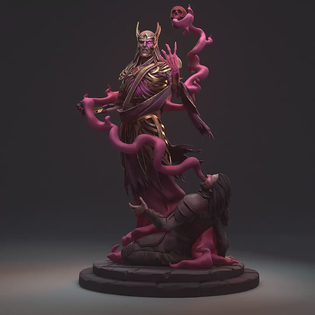 Vecna Garage Kit | Fanmade Model by h3llCreator | The Arch-Lich | 3D Printed