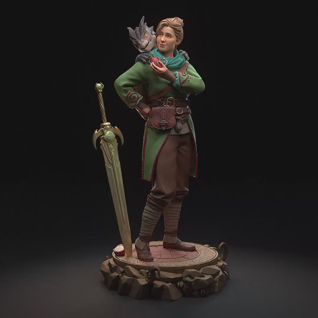 Zoe Sato Garage Kit | Fanmade Model by h3llCreator | Split Fiction | 3D Printed