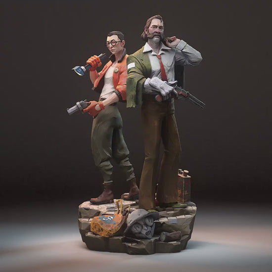 Harry and Kim Garage Kit | Fanmade Model by h3llCreator | Disco Elysium | 3D Printed
