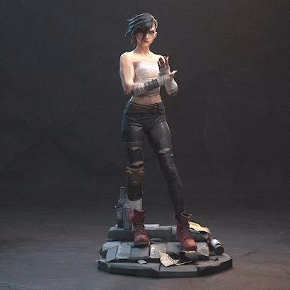 Arena Fighter Vi Garage Kit | Fanmade Model by h3llcreator | Arcanne  3D Printed - Sephiknot