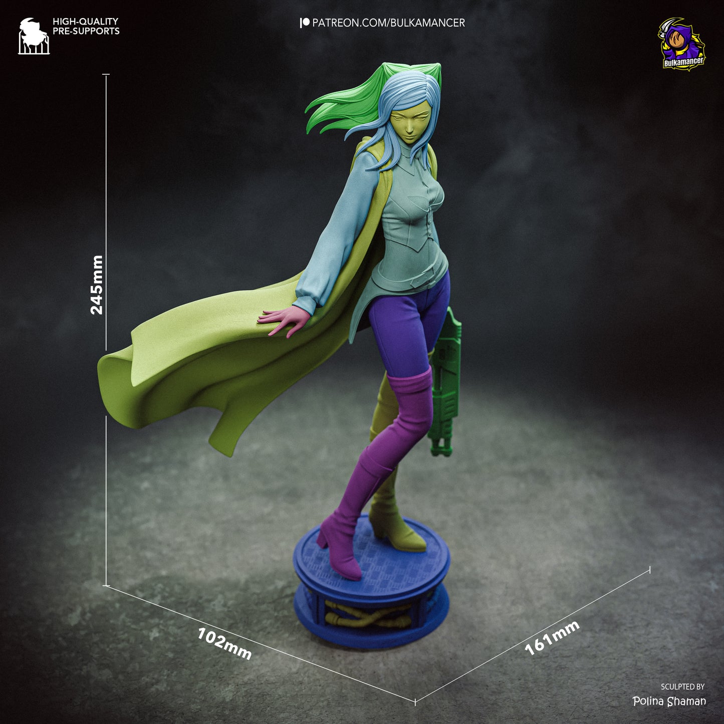 Re-L from Ergo Proxy by Bulkamancer | High Quality Resin Print | Painted Commissions available!