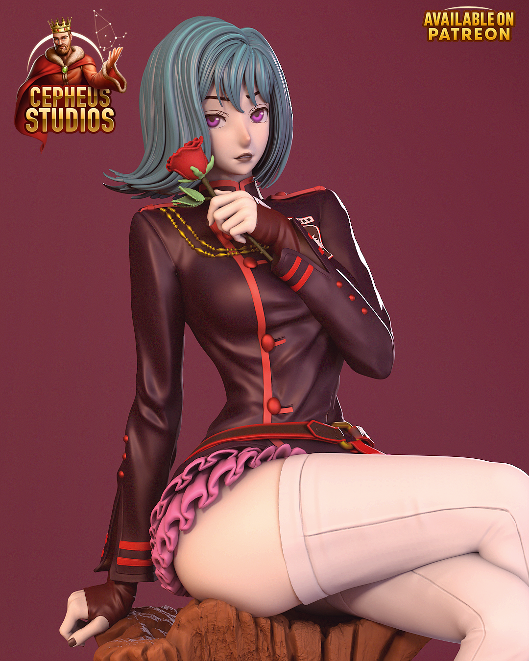 Lenalee from D. Grayman Fan-Made Model by Cepheus Studio - Sephiknot