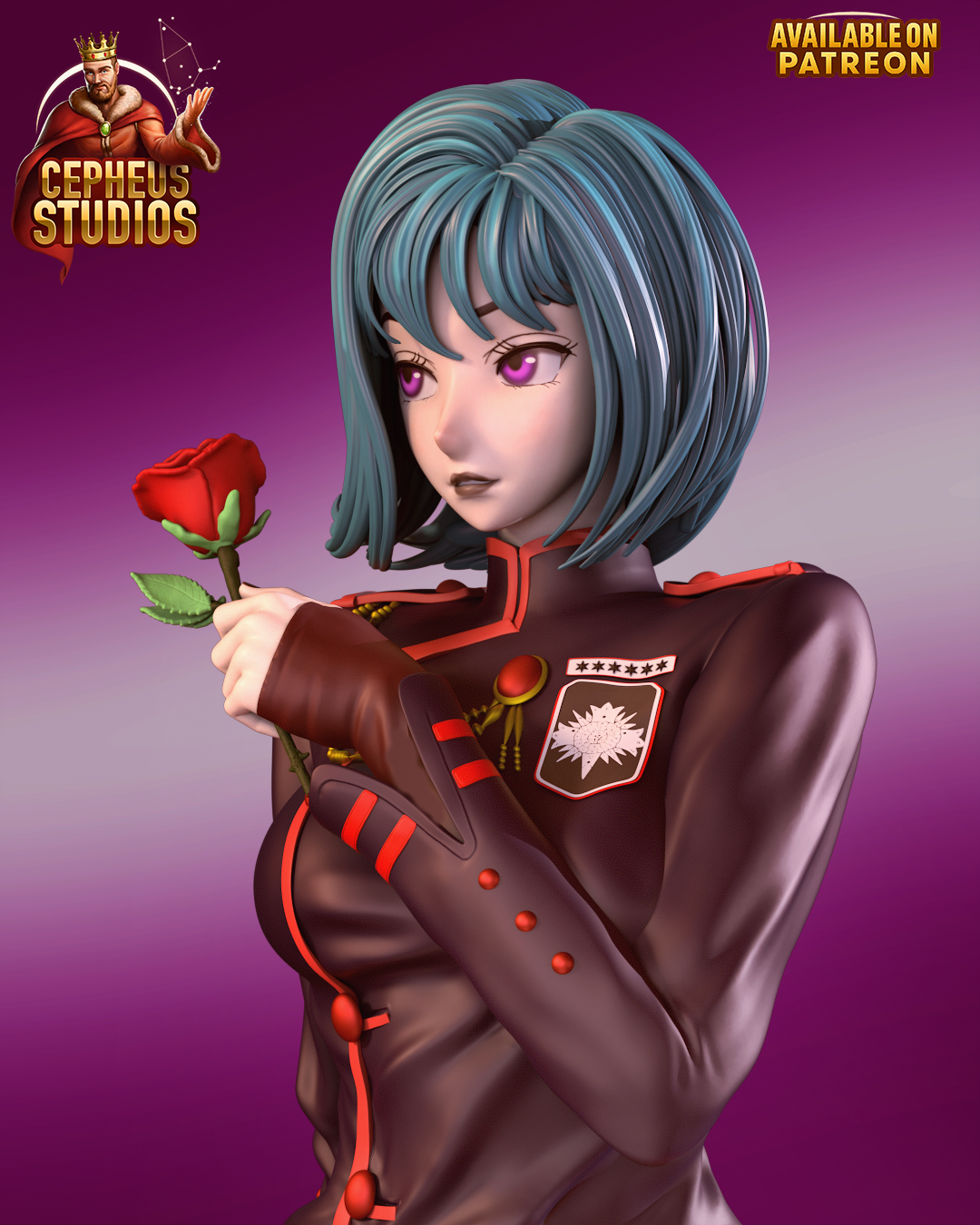 Lenalee from D. Grayman Fan-Made Model by Cepheus Studio - Sephiknot