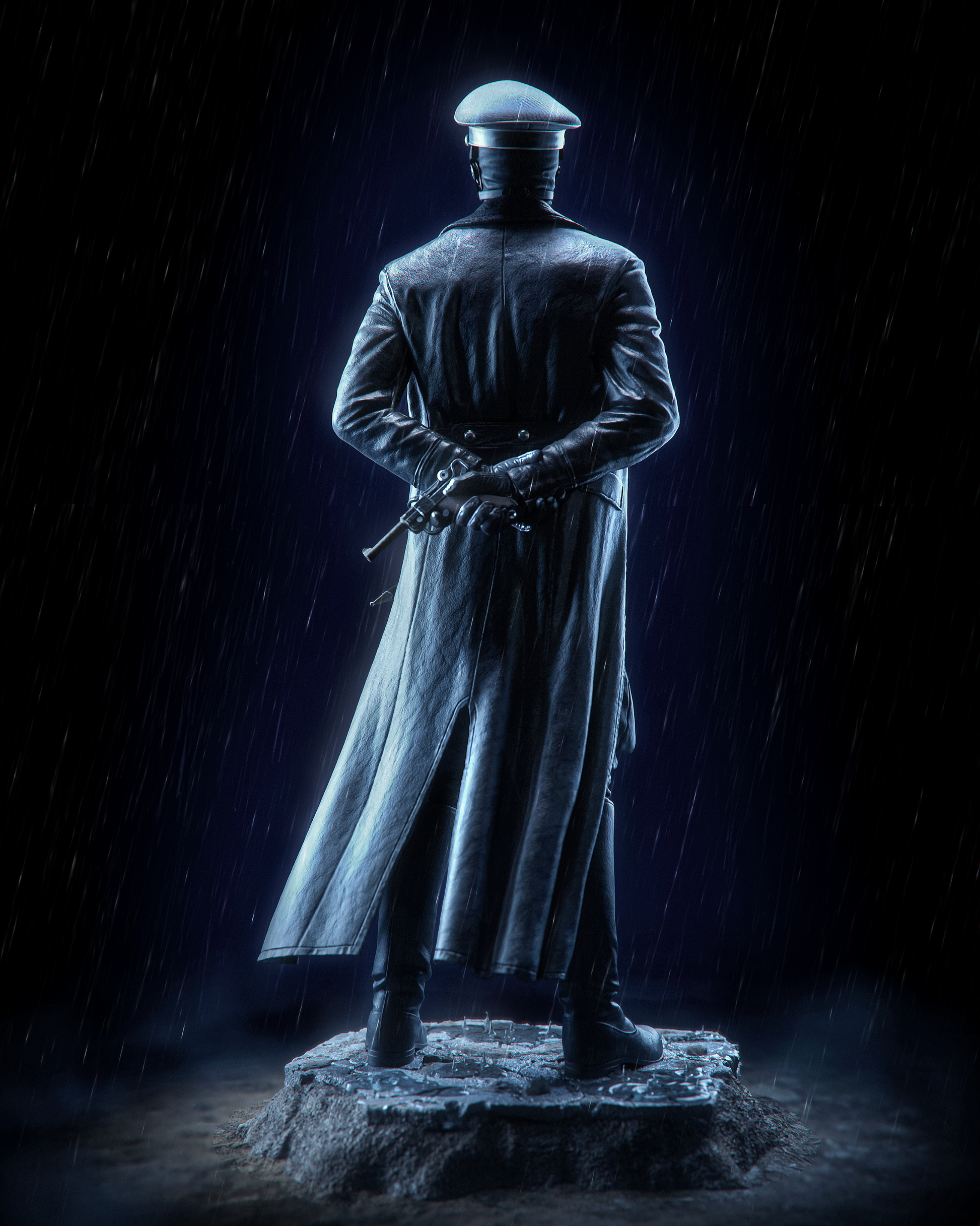 Karl Ruprect Kroenen from Hellboy Fan-Made Model by CA3D - Sephiknot