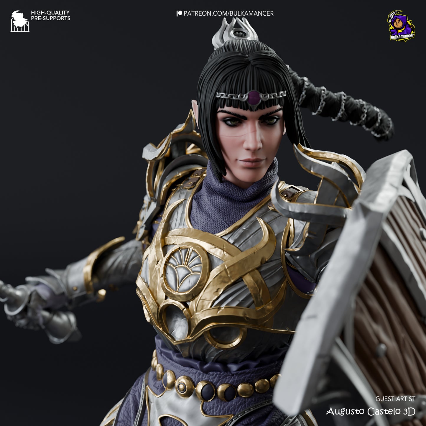 Baldurs Gate 3 Shadowheart Garage Kit | Fanmade Model | Gods favourite princess | 3D Printed - Sephiknot