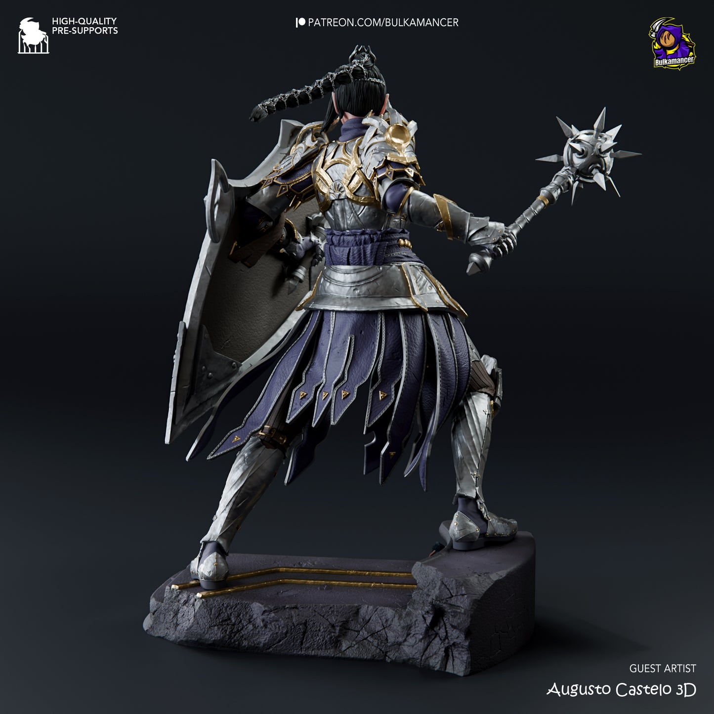 Baldurs Gate 3 Shadowheart Garage Kit | Fanmade Model | Gods favourite princess | 3D Printed - Sephiknot