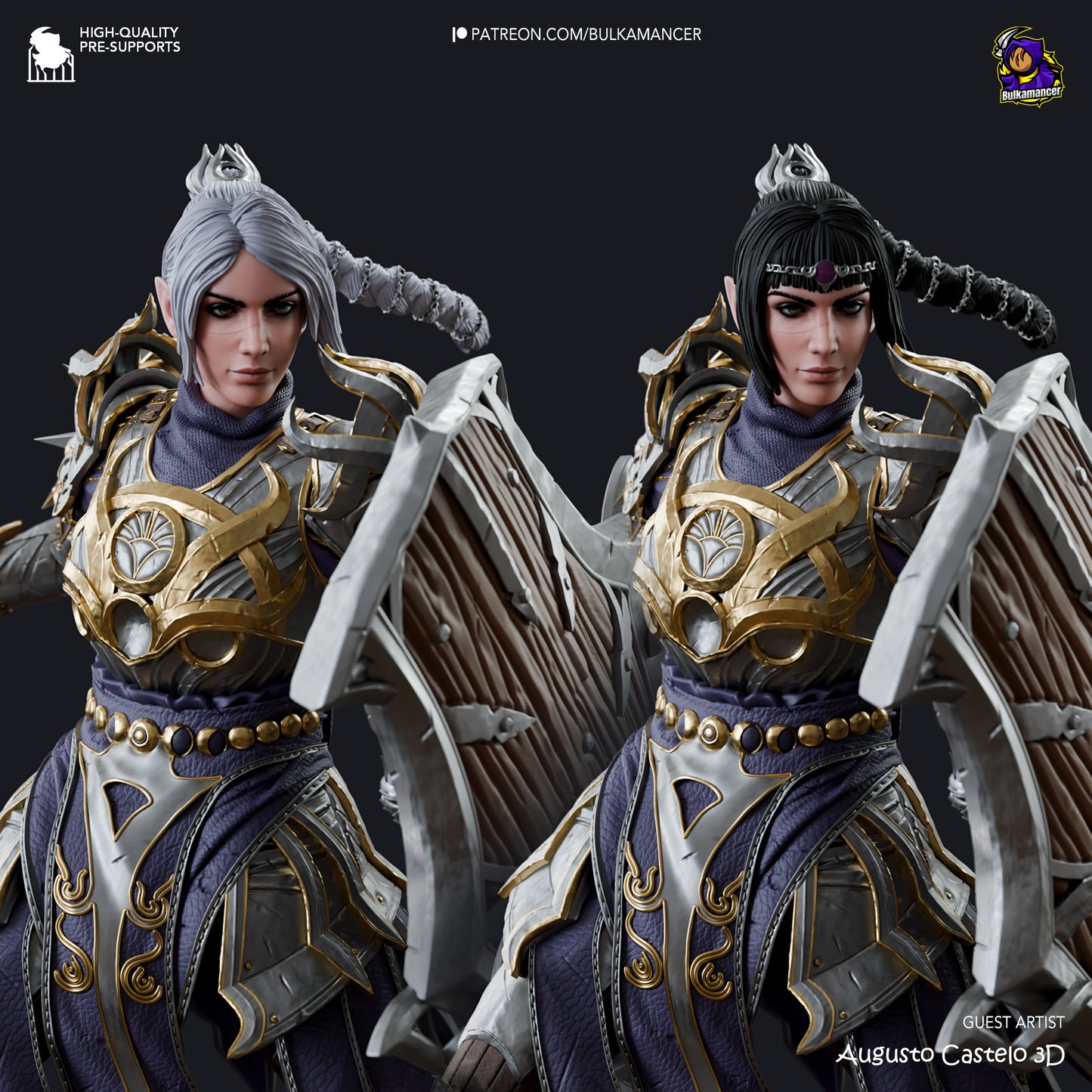 Baldurs Gate 3 Shadowheart Garage Kit | Fanmade Model | Gods favourite princess | 3D Printed - Sephiknot
