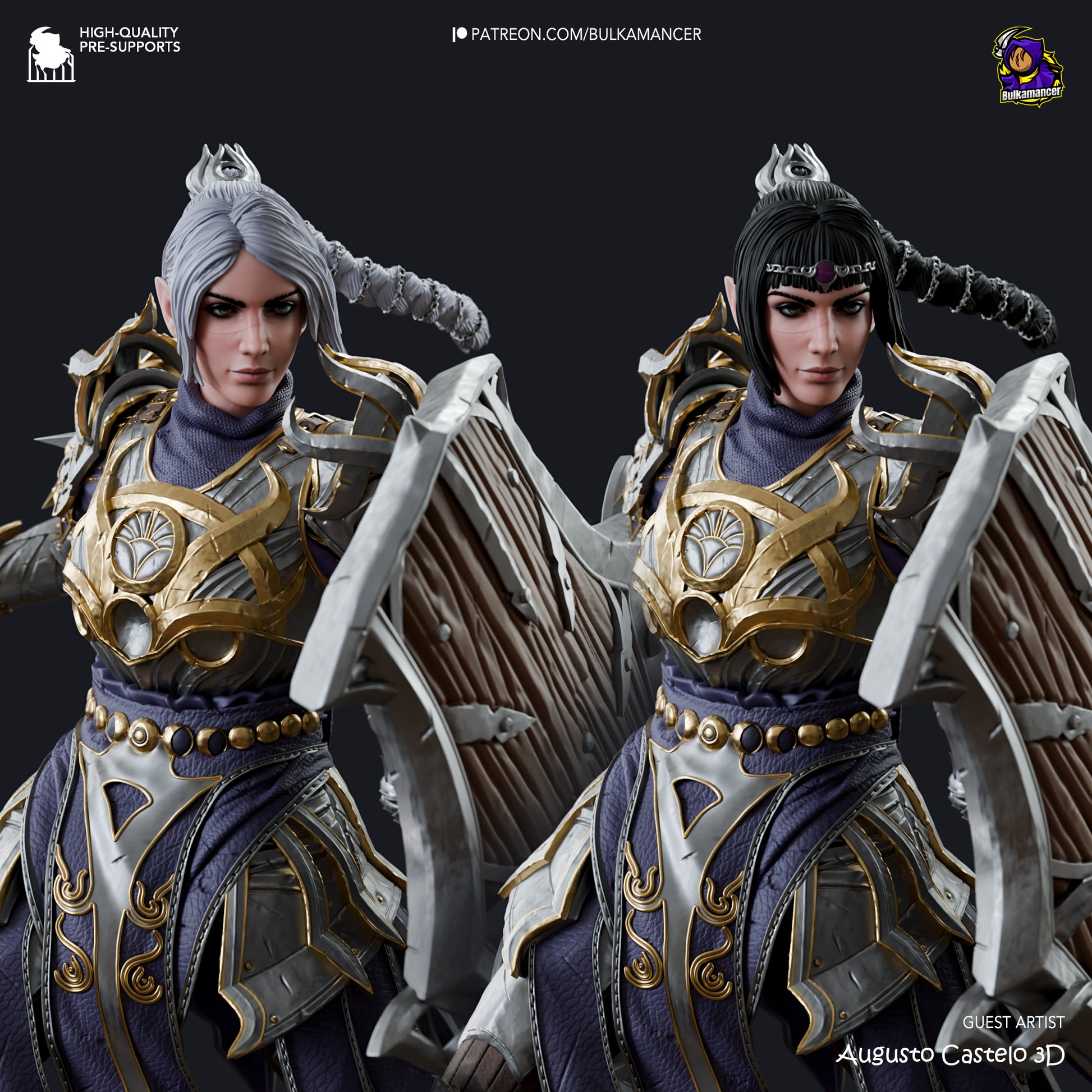 Baldurs Gate 3 Shadowheart Garage Kit | Fanmade Model | Gods favourite princess | 3D Printed - Sephiknot