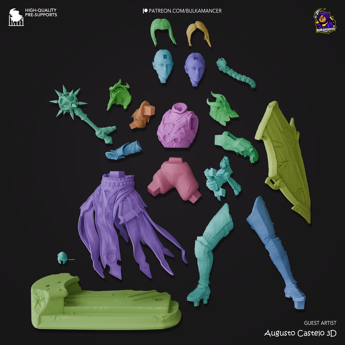 Baldurs Gate 3 Shadowheart Garage Kit | Fanmade Model | Gods favourite princess | 3D Printed - Sephiknot