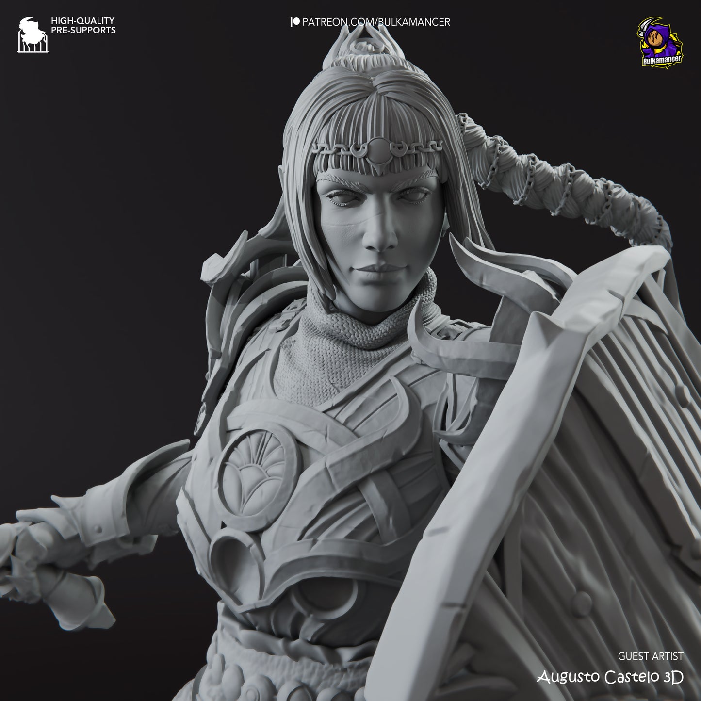 Baldurs Gate 3 Shadowheart Garage Kit | Fanmade Model | Gods favourite princess | 3D Printed - Sephiknot