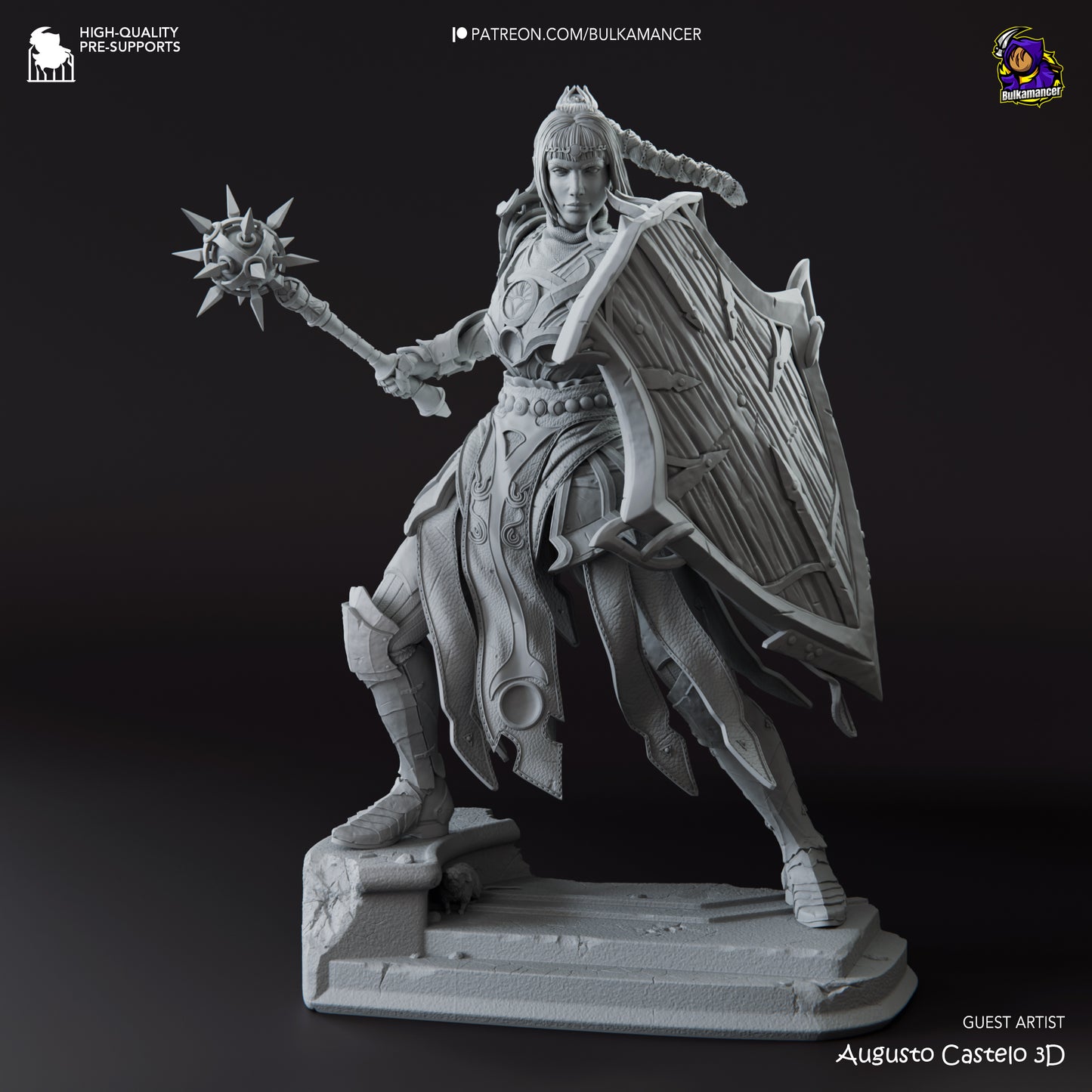 Baldurs Gate 3 Shadowheart Garage Kit | Fanmade Model | Gods favourite princess | 3D Printed - Sephiknot