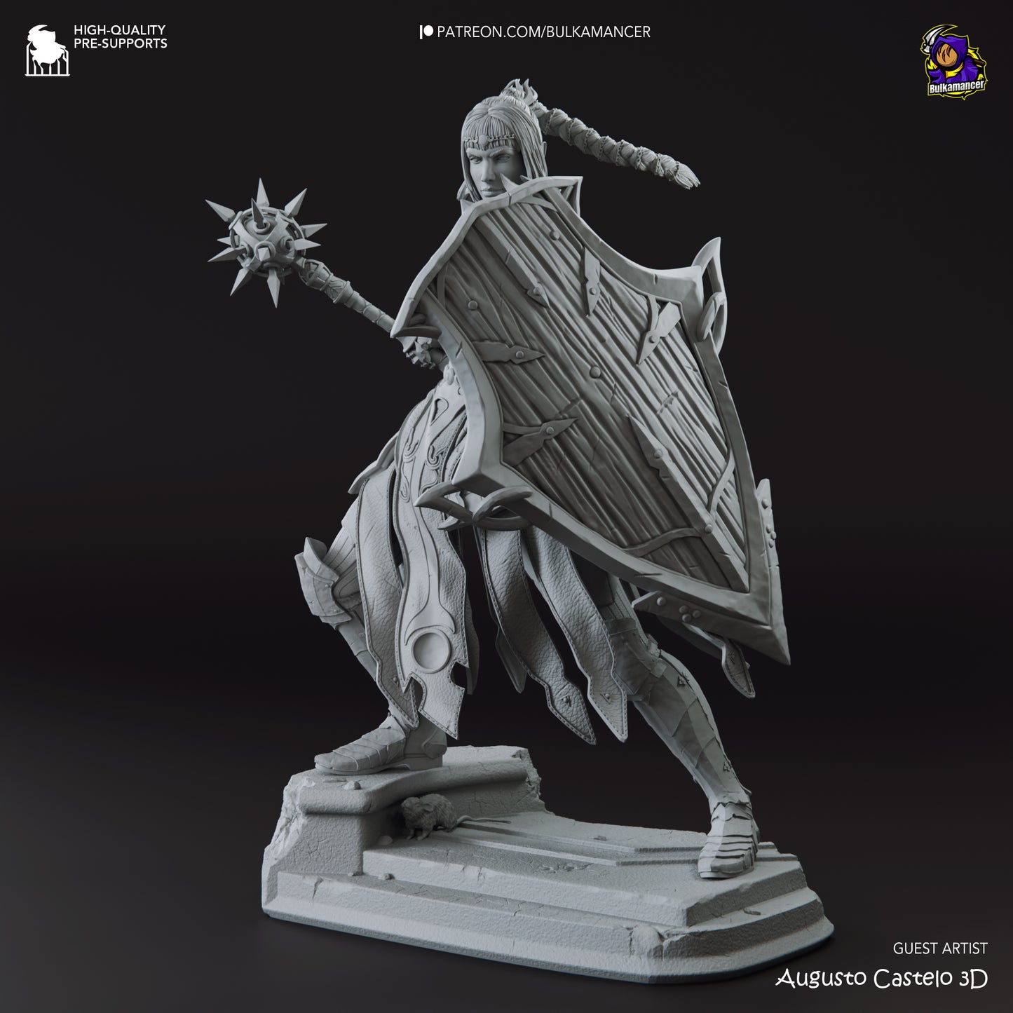 Baldurs Gate 3 Shadowheart Garage Kit | Fanmade Model | Gods favourite princess | 3D Printed - Sephiknot