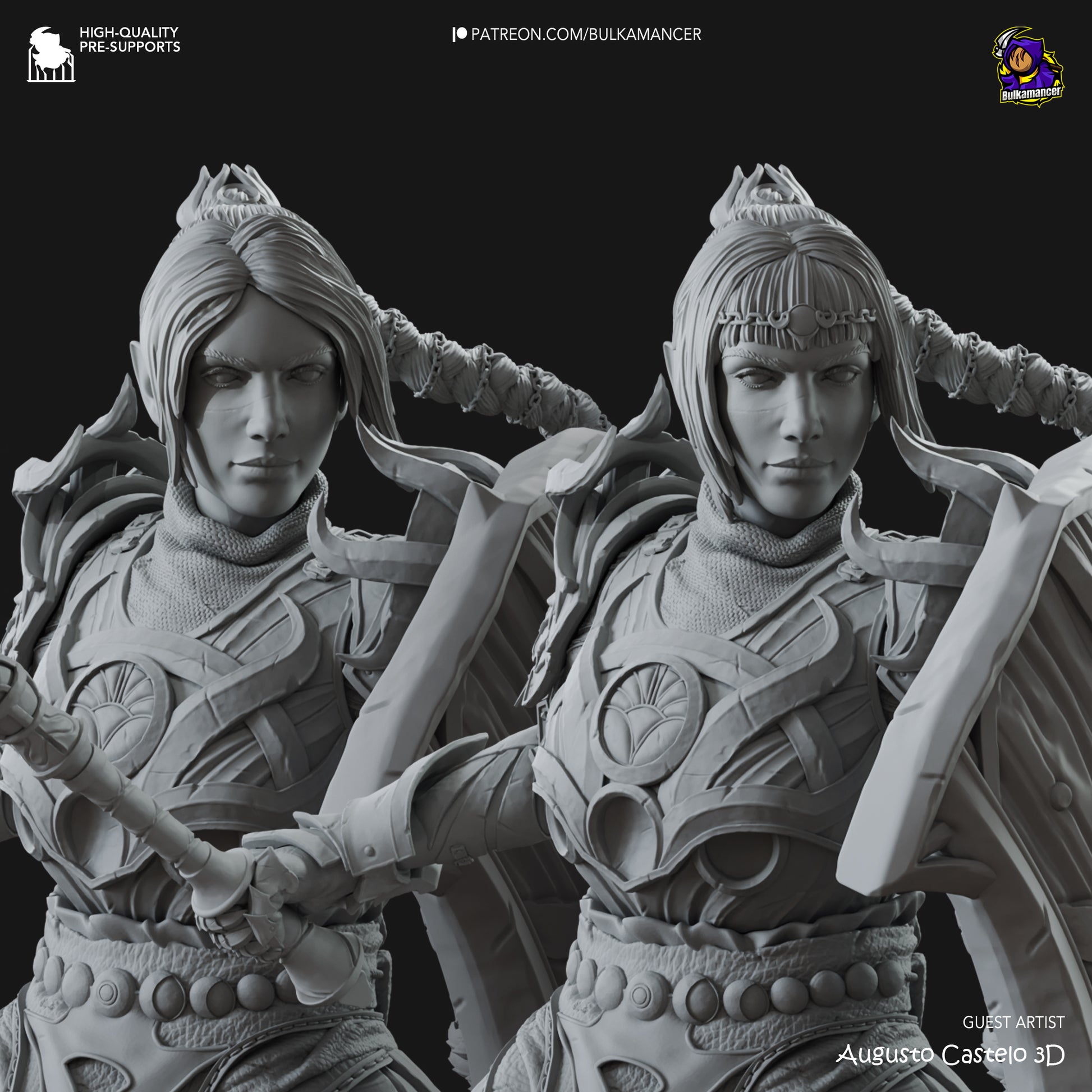 Baldurs Gate 3 Shadowheart Garage Kit | Fanmade Model | Gods favourite princess | 3D Printed - Sephiknot
