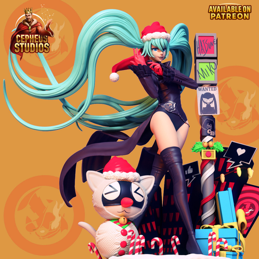 Hatsune Miku Persona Style Fan-Made Model by Cepheus Studio