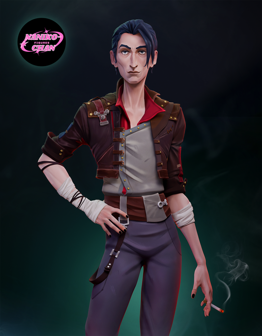 Young Silco from Arcane by Naniko-chan Figures | High Quality Resin Print | Painted Commissions available!