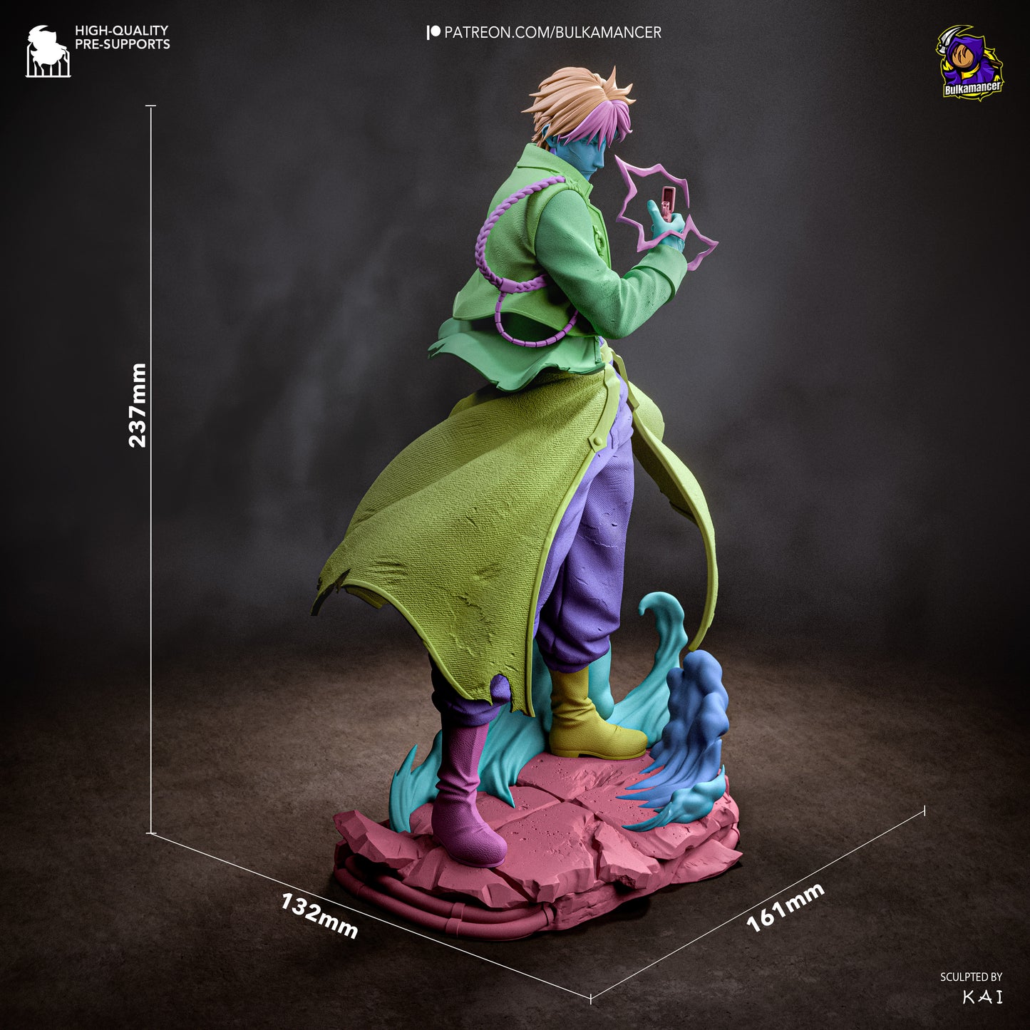Roy Mustang (singed) by Bulkamancer | High Quality Resin Print | Painted Commissions available!