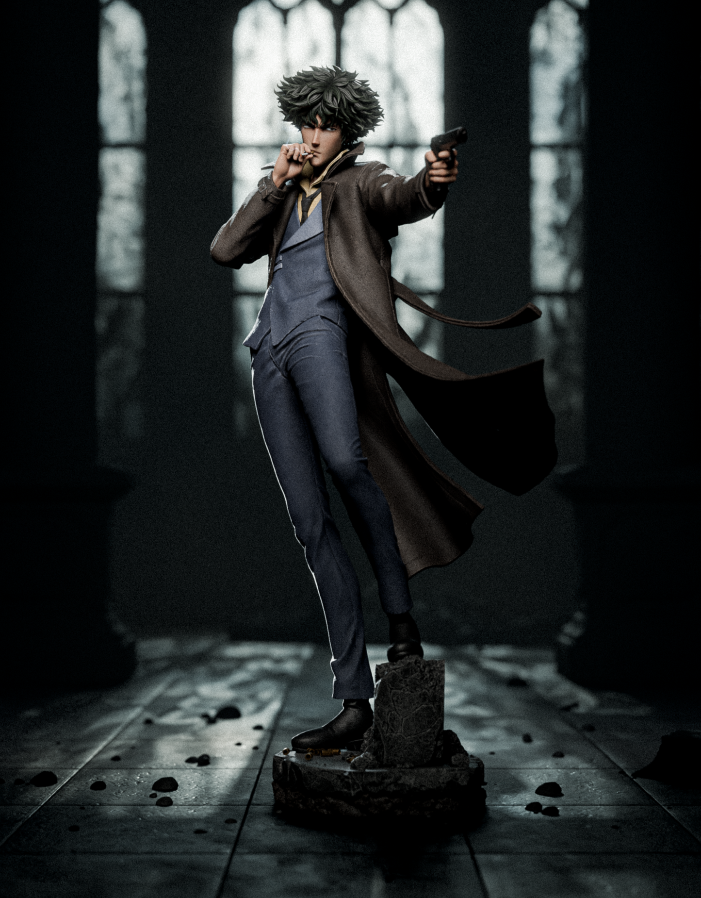 Spike from Cowboy Bebop by CA3D | High Quality Resin Print | Painted Commissions available!