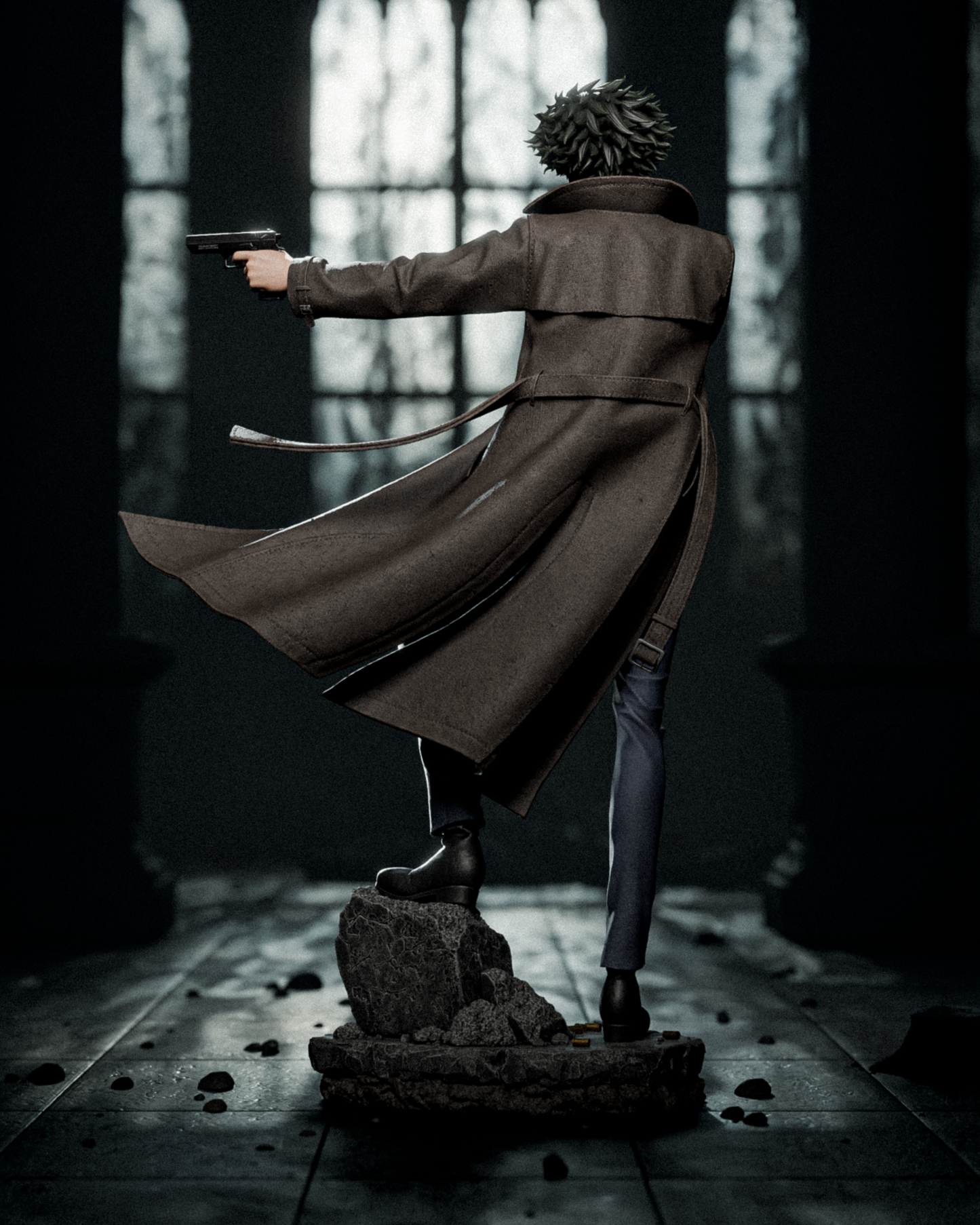 Spike from Cowboy Bebop by CA3D | High Quality Resin Print | Painted Commissions available!