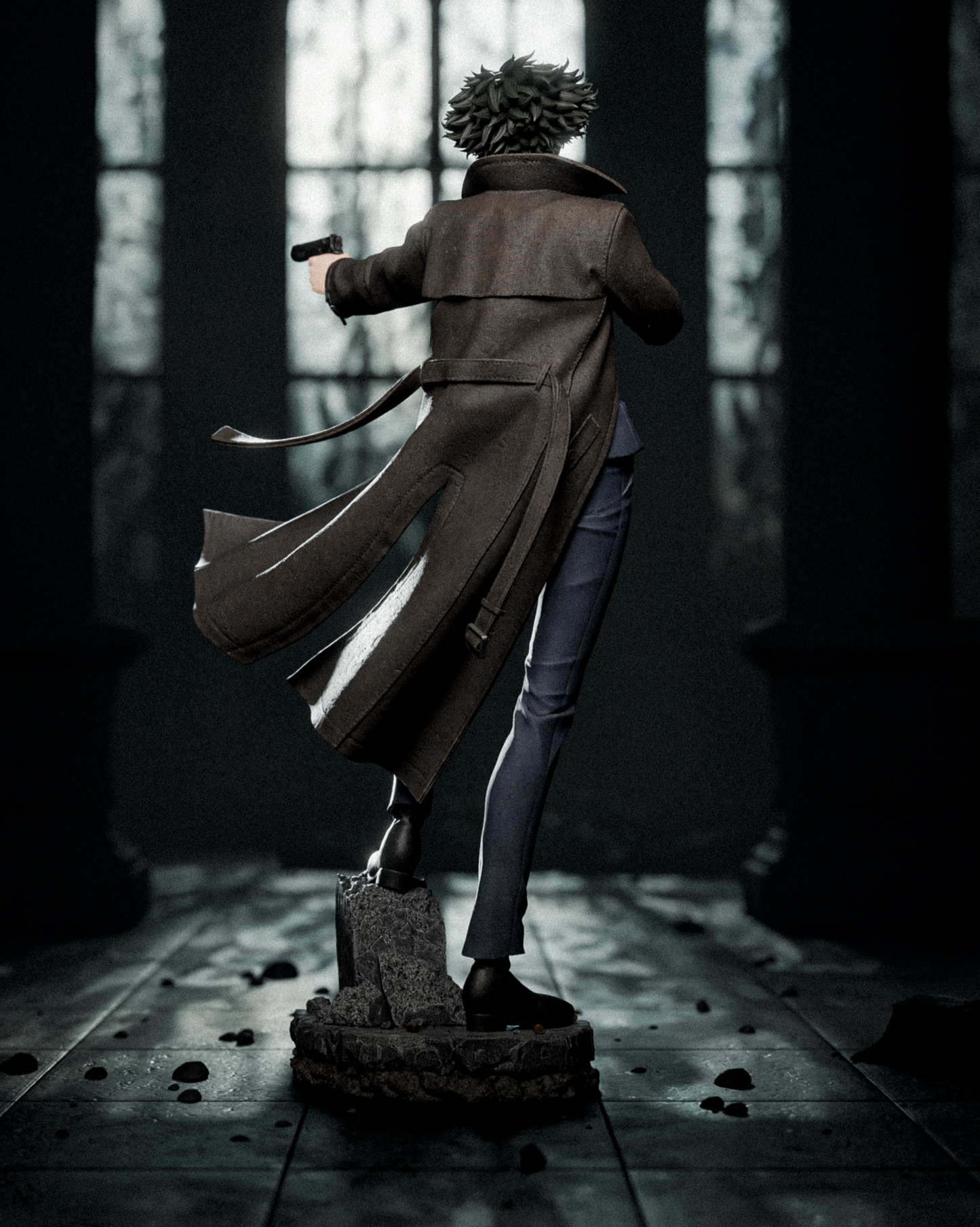 Spike from Cowboy Bebop by CA3D | High Quality Resin Print | Painted Commissions available!