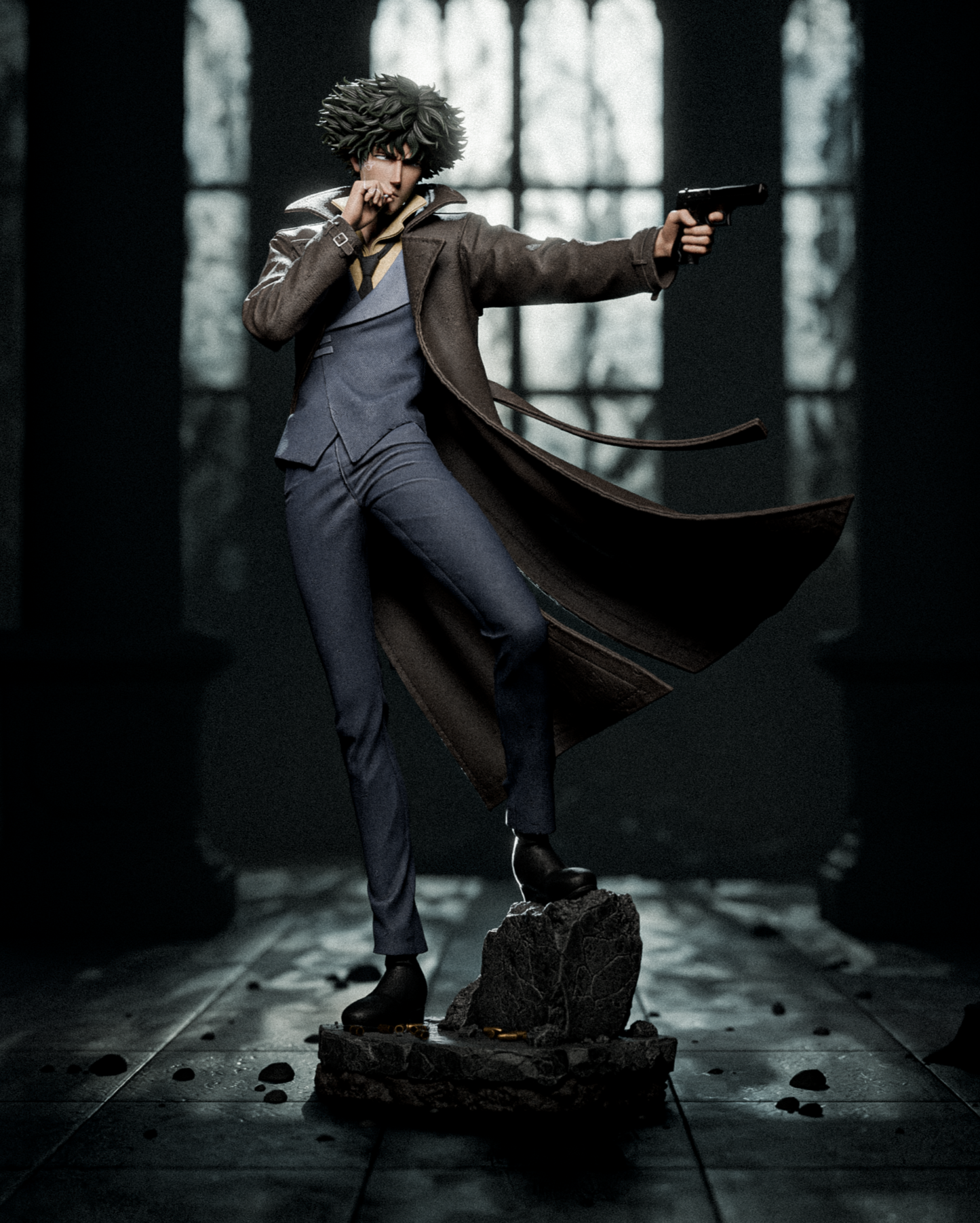 Spike from Cowboy Bebop by CA3D | High Quality Resin Print | Painted Commissions available!