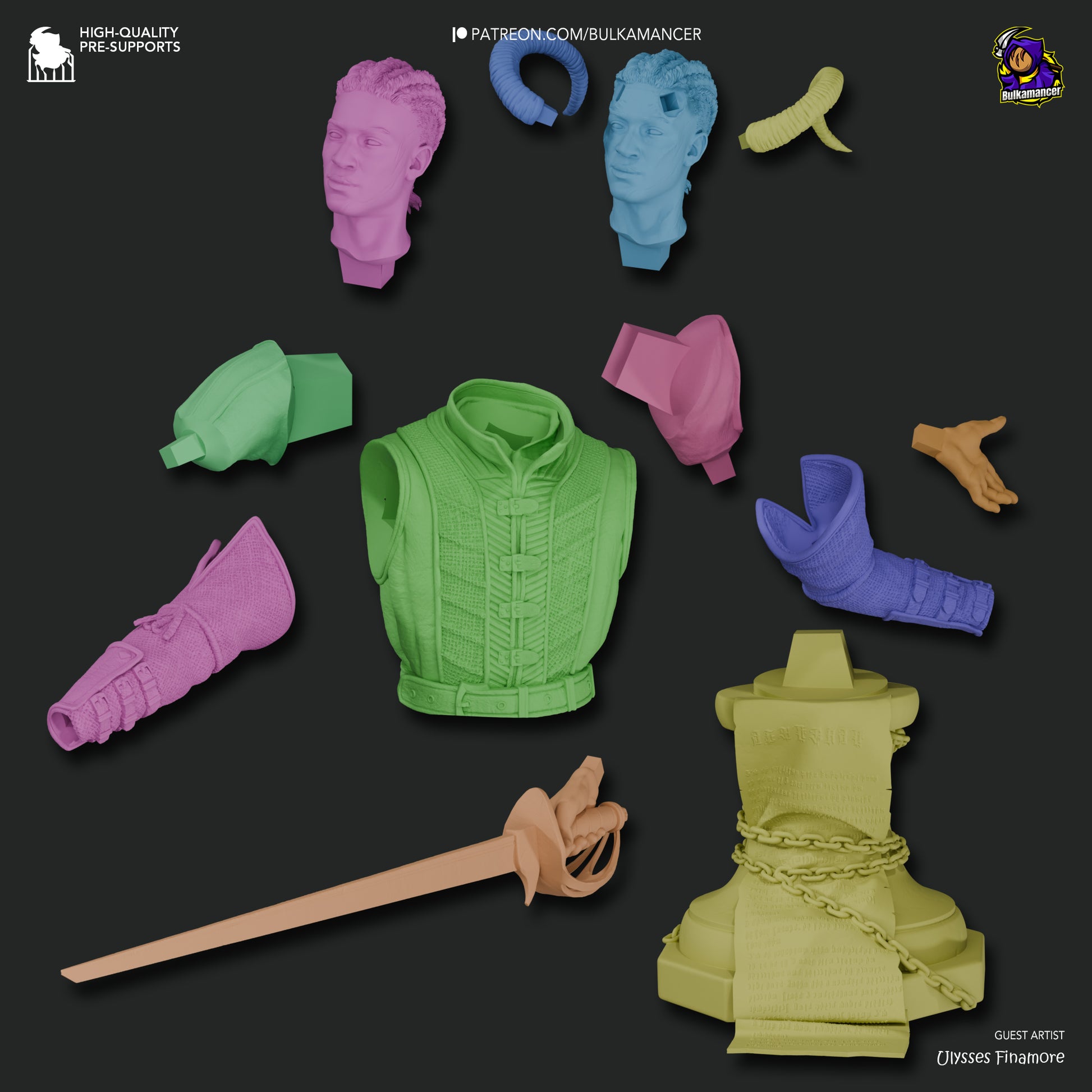 Wyll Garage Kit | Fanmade Model by Bulkamancer | 3D Printed - Sephiknot