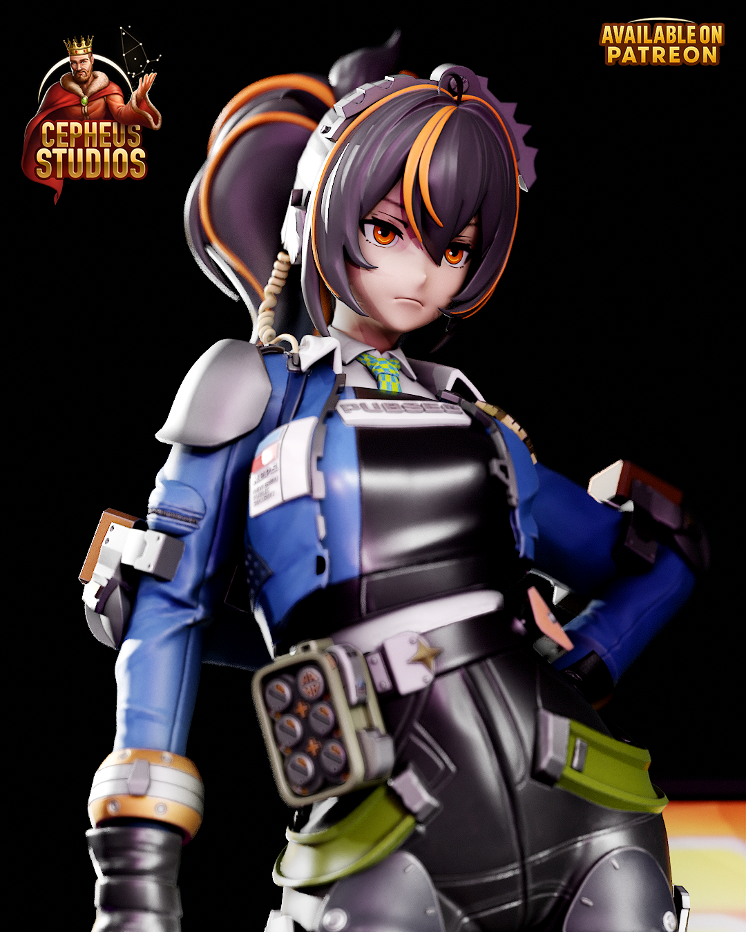 Zhu Yuan from Zenless Zone Zero Fan-Made Model by Cepheus Studio - Sephiknot